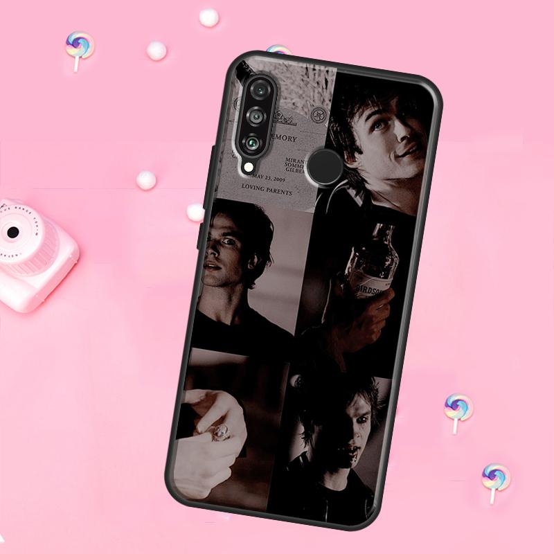 Деймон Сальваторе Дневники вампира Для Huawei Nova 12s 12i 8i 11i 9 10 SE Y60 Y70 Y90 Y72 Y73 Y61 Y91 P60 Pro P30 P40 Lite Чехол