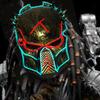 Predator Mask LED Light Up Halloween Adult Cosplay Costume Alien . Themed Parties