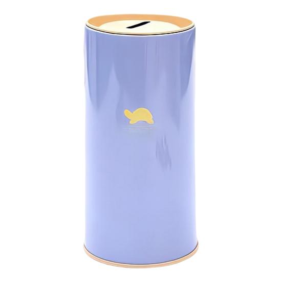 Металлическая копилка большой емкости с рисунком животных, детский цилиндрический сберегательный банк, инструмент для финансового управления