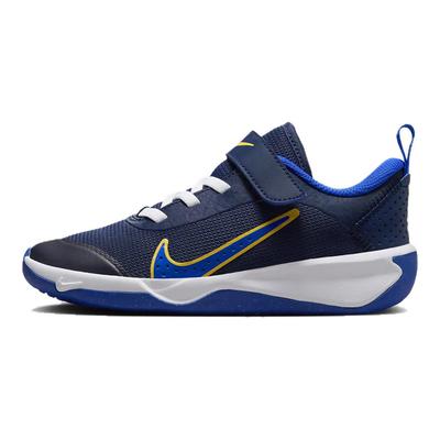 Кроссовки Omni Multi-Court PS Midnight Navy Saturn Gold для детей, синие, белые, гипер-королевские DM9026-404