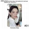 ATEEZ Девятый мини-альбом THE WORLD EP.2 OUTLAW Platform Ver Официальная фотокарточка 1 2 3