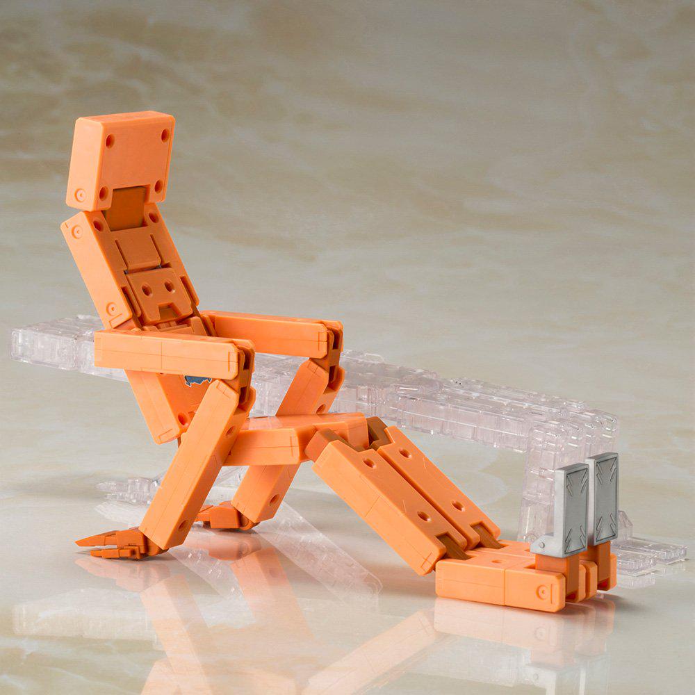 Frame Arms Girl COLOR Height 180mm NON Scale Plastic Model Charging-kun HRESVELGR&CLEAR Ver. Approx.