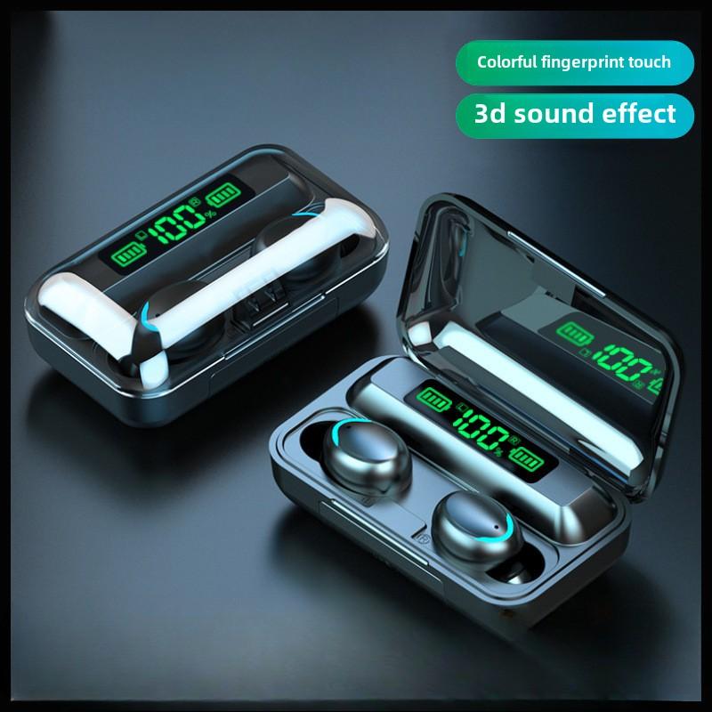 Bluetooth Headset In-ear Noise-cancelling Mini Game Esports Wireless Tws Digital Display Charging Bank Headset