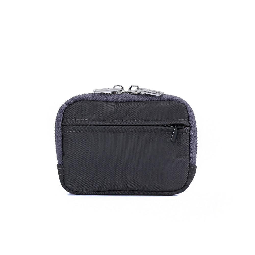 Portable Men Wallet RFID Anti-theft Mini Earbuds Storage Bag Square Nylon Coin Purse  Student