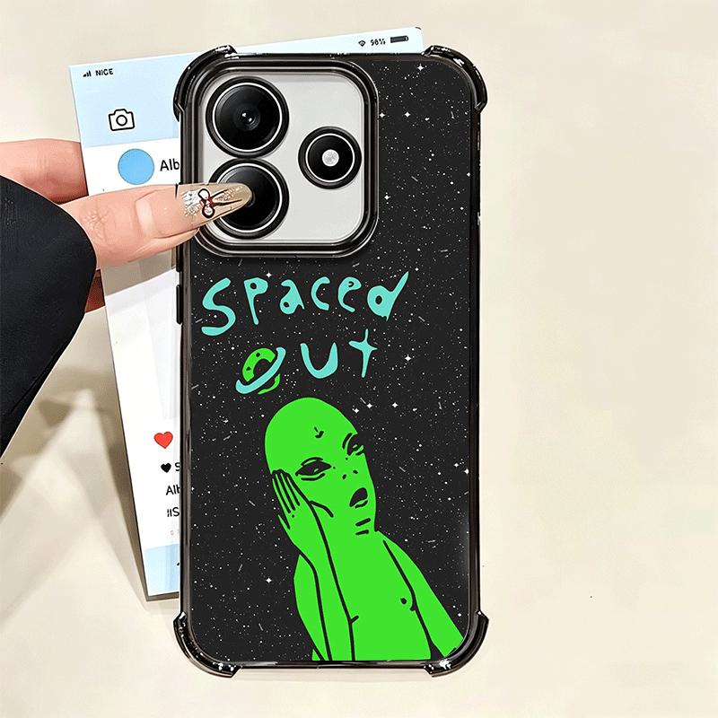 Смешной Космический НЛО Инопланетная Штука Мягкий Чехол Для Телефона Для Xiaomi Poco X7 X8 Pro Max X6 X5 X3 F8 Ultra F7 M8 M7 M5S Redmi 15C 15A 15 14C 13