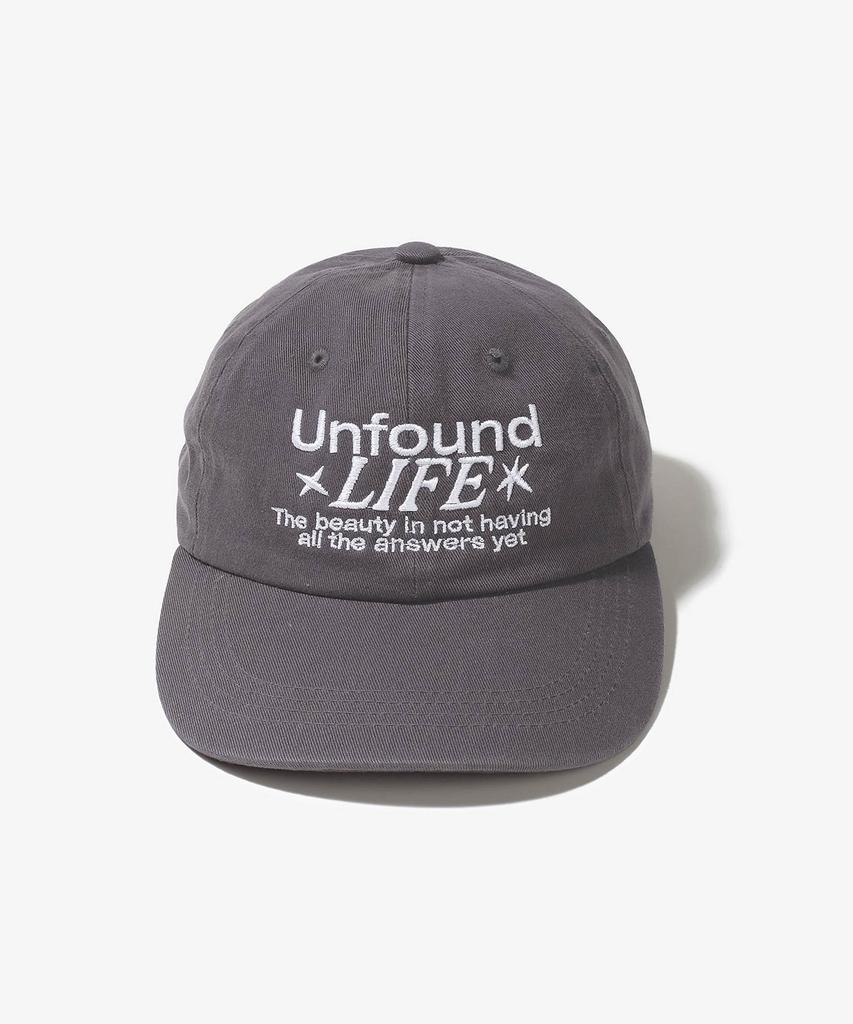 Кепка-бейсболка Beollunpeulenjeu Unfound Life, стираная, серого цвета камня