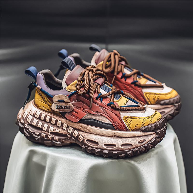 Shoes Men's Shoes Spring and Autumn New Sports Platform Dad Casual Shoes Casual Shoes