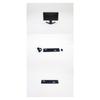 Compact Black Office Scene Model With Precise Proportions Ideal For Photography And DIY Projects