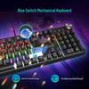 Механическая клавиатура с RGB-подсветкой и игровой набор мыши для офиса и игр