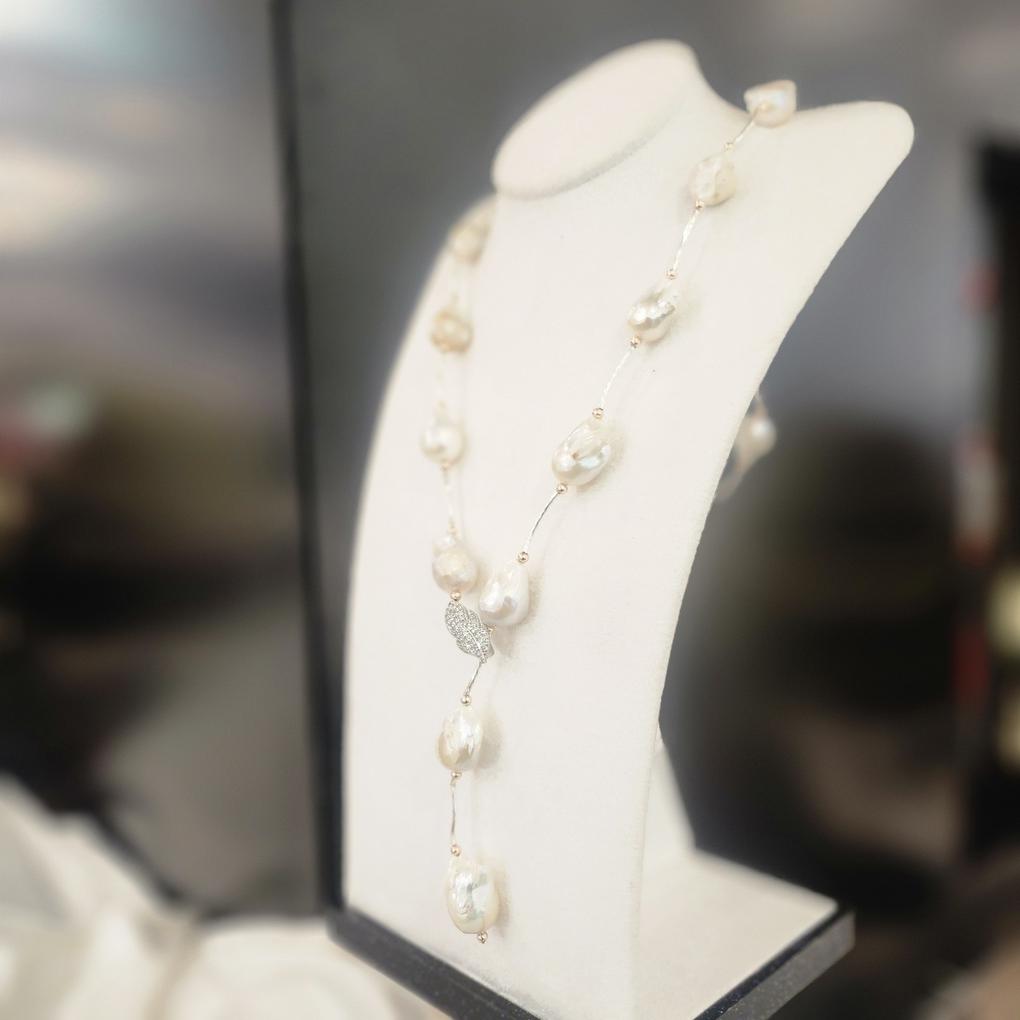 Atria Baroque Pearl Y-Shaped Long N Long-String Necklace JQNNEJJ0001WHF