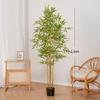 Bionic Bamboo Decor: New Chinese Style Faux Bamboo Plant for Living and Tea Rooms