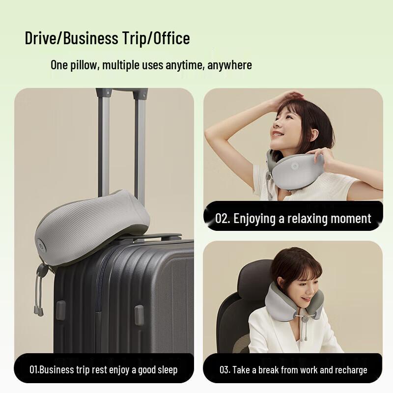 LERAVAN Neck Massager U-Pillow CN plug (adapter included)