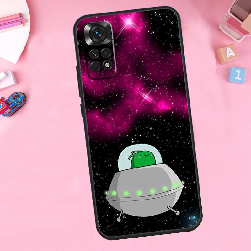 Инопланетное Кавайное Искусство Для Чехла На Телефон Xiaomi Redmi Note 14 13 10 11 12 15 Pro Plus Для Redmi 15C 13C 12C 10C 14C 15