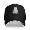 We Are The World Anniversary USA For Africa Sun Baseball Cap Couple Women Print Trucker Hat Casual Outdoor Gym Snapback Cap