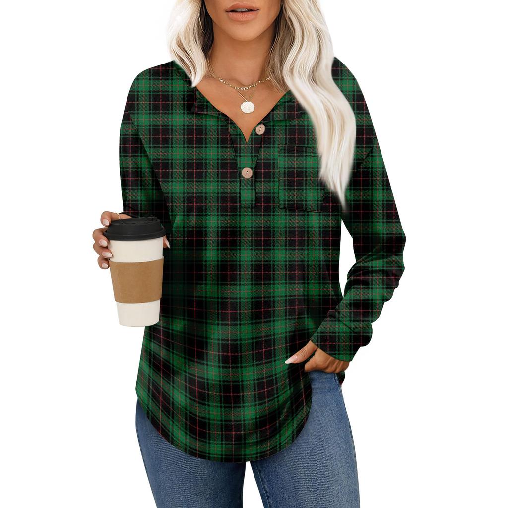 Женский модный топ с длинными рукавами в стиле ретро с принтом