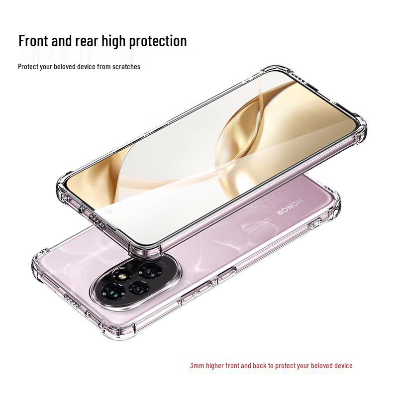 Yiou Ultra-Thin Clear TPU Phone Case for Honor