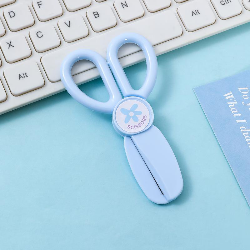 Безопасные для детей ножницы с круглой головкой: Красочные, удобные, безопасные пластиковые ножницы для резки бумаги в детском саду