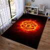 Manchester United Fire Design Designed floor mat, suitable as a non-slip mat for the living room or bedroom sofa