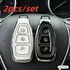 2 шт. Чехлы для корпуса автомобильного ключа Для Ford Focus 3 4 ST Mondeo MK3 MK4 Fiesta Fusion Kuga 2013 2014 2015 2017