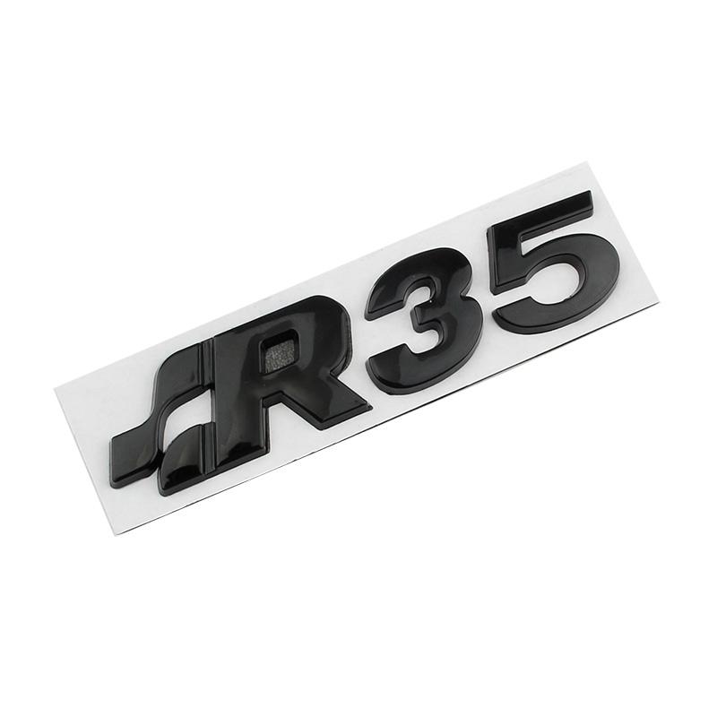 Car 3D Metal Body Trunk Badge Emblem Decals Styling Sticker For VW Volkswagen Golf 4 5 MK4 MK5 R32 R35 R36 Passat B6 Accessories LL6