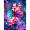 5d DIY Diamond Painting Cross Stitch Rose Butterfly Diamond Embroidery Mosaic Full Round Drill Home Decor