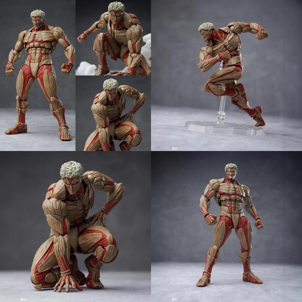 Атака Титанов Бронированный Титан ПВХ Модель Украшение с Подвижными Суставами для Коллекционеров