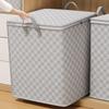 Big Quilt Clothes Storage Bag Closet Wardrobe Organizer Quilt Clothing Storage Bag Large Capacity Blanket Organizer With Lid