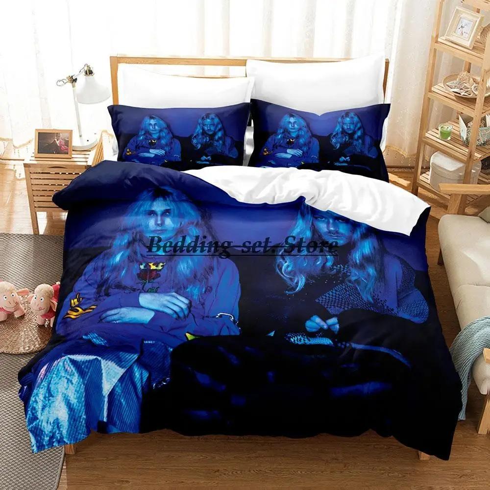 Комплект постельного белья 100 Gecs Односпальный Полуторный Двуспальный Кинг-сайз Комплект для кровати Взрослый Детский Спальня Комплекты пододеяльников 3D-принт Аниме Комплект простыней