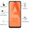 Coque Silicone - BOOLING - pour Samsung Galaxy A32 5G - Noir - 2 Verres Trempés - Protection Caméra Arrière