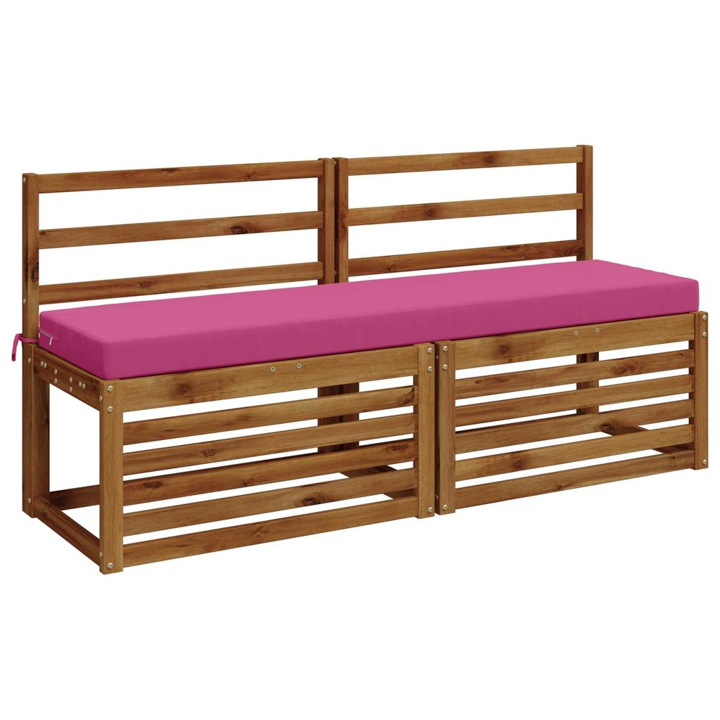2 piece Bench Cushions SOEST 2 pcs. 100percent Polyester Pink