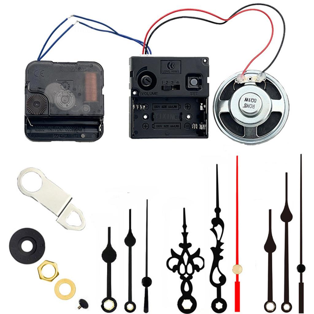 Precise 12888 Clock Movement Quartz Clock Mechanism Battery Powered Repair Part for Wall Clock with 3Set Hand Shaft