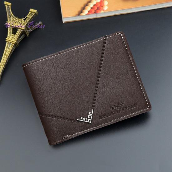 Мужской кошелек из искусственной кожи, однотонный, винтажный, большой емкости, с несколькими карманами, портативный, складной, кошелек для хранения монет, сексуальная одежда для взрослых