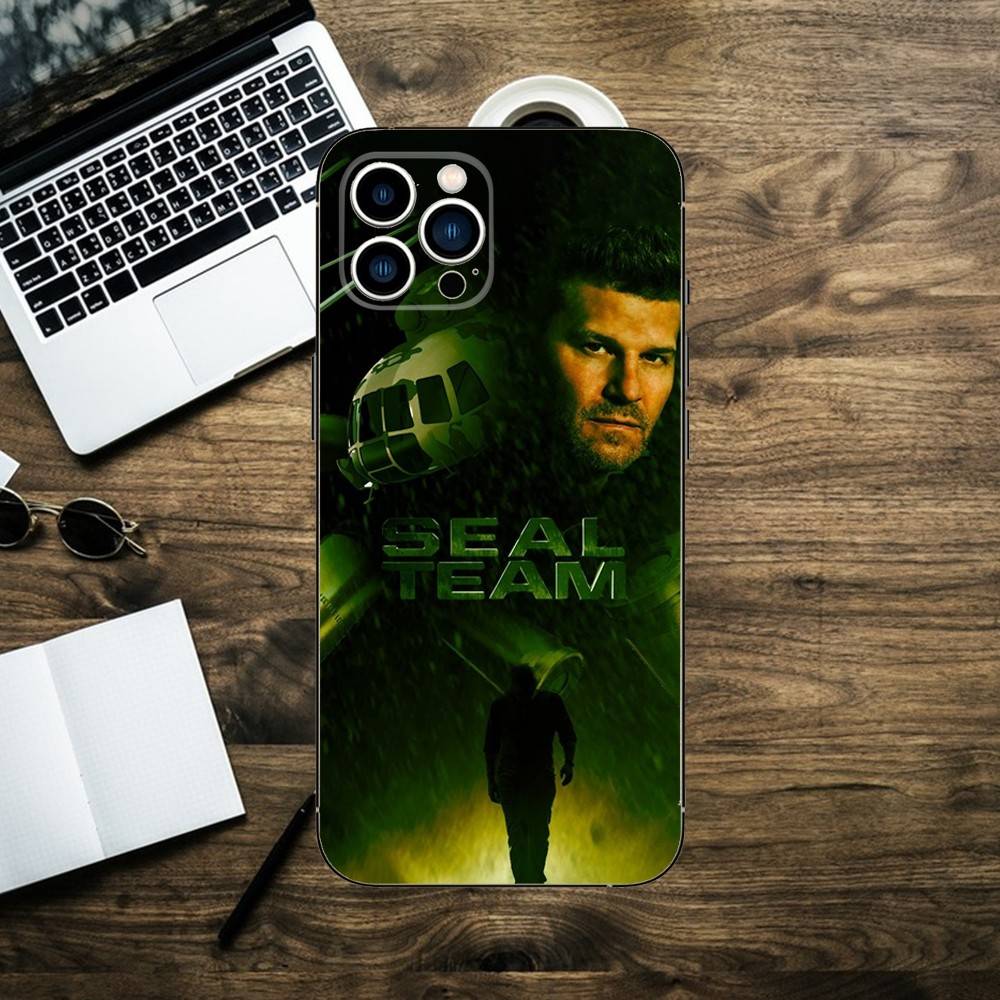 Чехол для телефона PRF Police S-SEAL Team для iPhone 16,15,14,13,12,11,XS,XR,X,8,7, Pro, Max, Plus, mini, силиконовый, черный