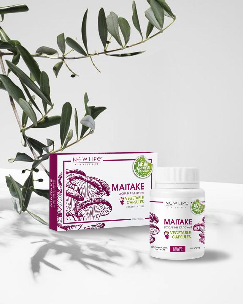 Майтаке Гриб New Life Добавка Диетическая (Онкопротектор, Иммуномодулятор, Снижение Веса, Усталость)