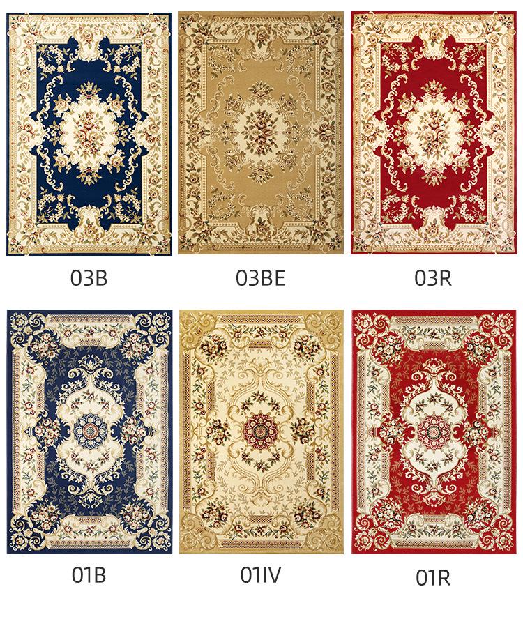 Персидский этнический ковер в скандинавском стиле для гостиной: Мягкий диван и подкладка для кофейного столика