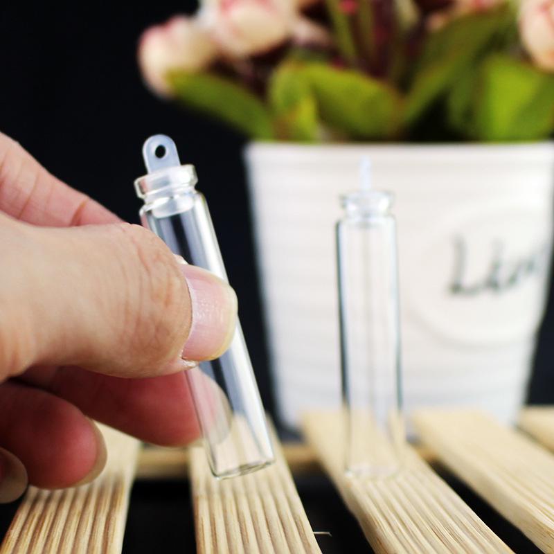 Adorable Mini Glass Wish Bottles with Cork Lids and Plastic Stoppers for DIY Projects