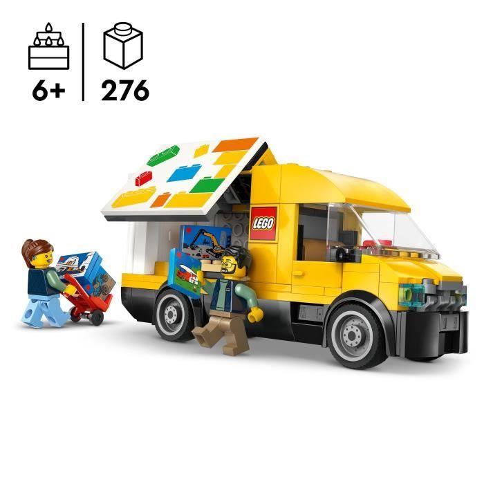 LEGO City 60500 Le Van LEGO - Jeu de Construction pour Garçon ou Fille des 6 ans - Cadeau