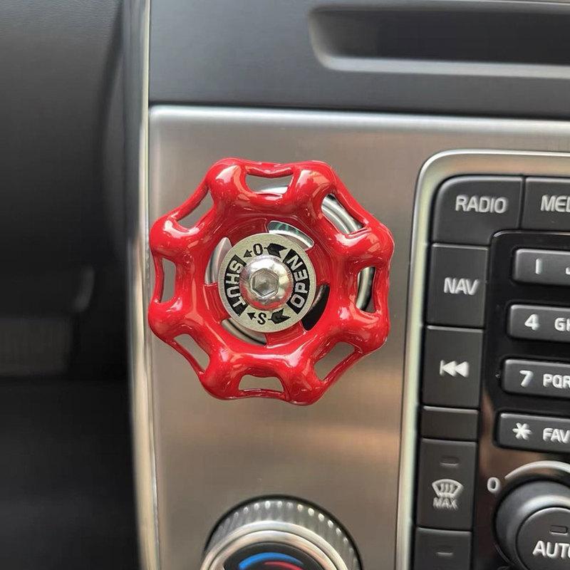 1x Car Start Stop Button Decorative Cover Auto Engine Button Switch Cover Car Valve Styling Ignition Button Cover Car Accessorie
