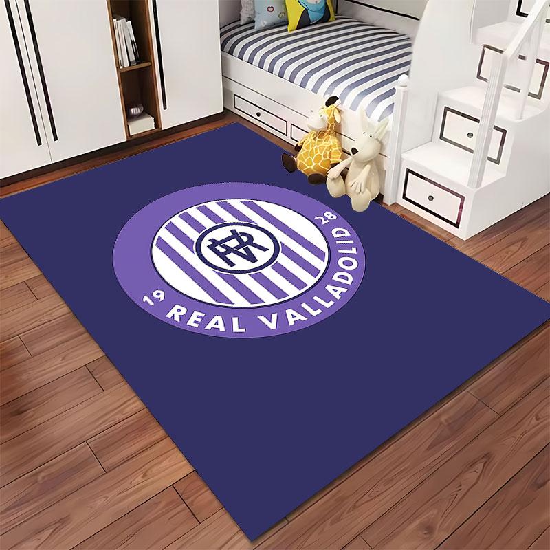 Purple Real Valladolid Logo Carpet suitable as a non-slip mat for the living room or bedroom sofa