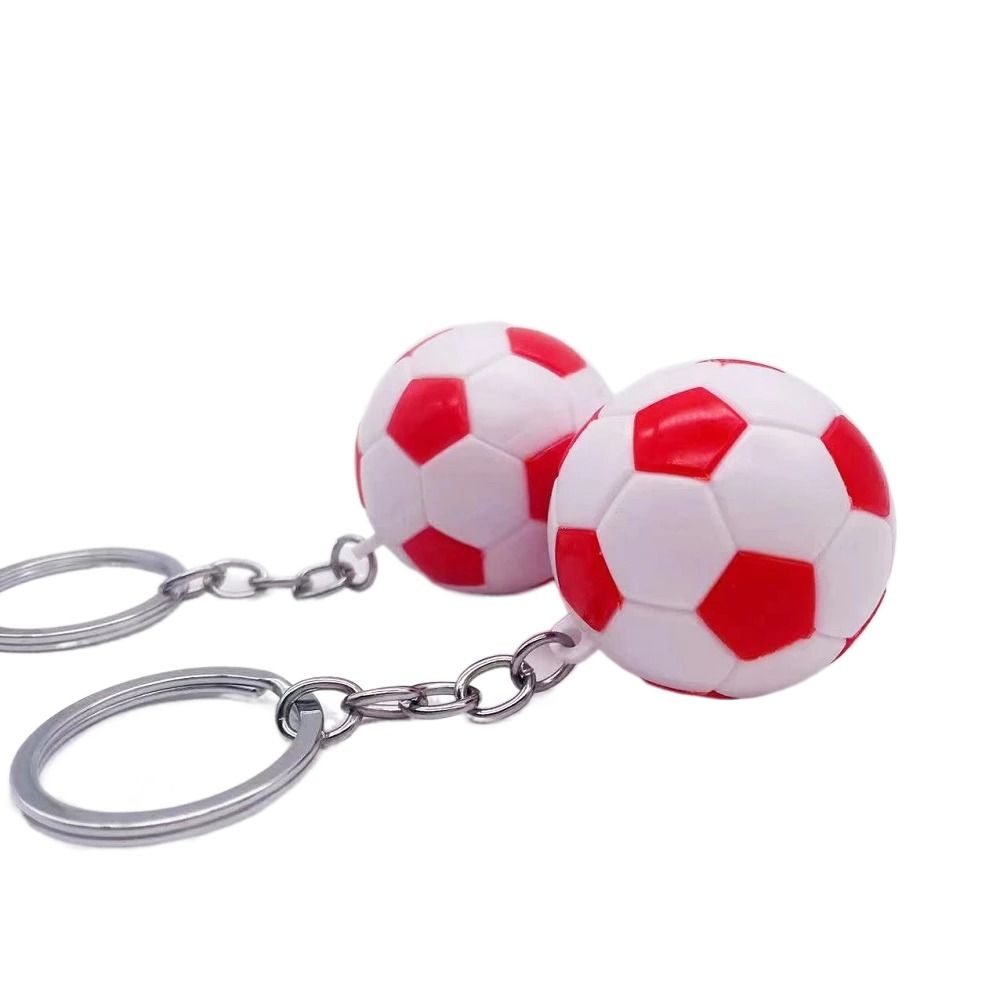 Bag Pendant Car Key Chain 6 Color Football Keychain Sports Keychain Soccer Pendant Soccer Keyring