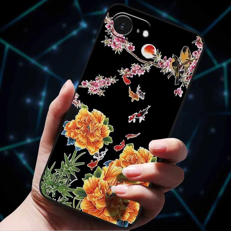 3D Цветочный тисненый чехол Fundas Для iphone 17pro pro max 17Air iphone17 Мягкий силиконовый чехол для телефона для iphone17 Air iphone17pro Задняя сумка