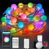 33 лампочки WiFi BLE Globe Fairy Lights Уличная гирлянда RGB Festoon Party Garden Wedding Decor LED String Lights Alexa Google Voice