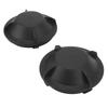 1 Pair Headlight Rear Cover ABS Dustproof Headlamp Rear Socket Cover Cap for ZX‑10R 2011‑2020