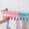 Portable Foldable Cloth Hanging Clothespin Bathroom Wardrobe Towel Clip Hanger