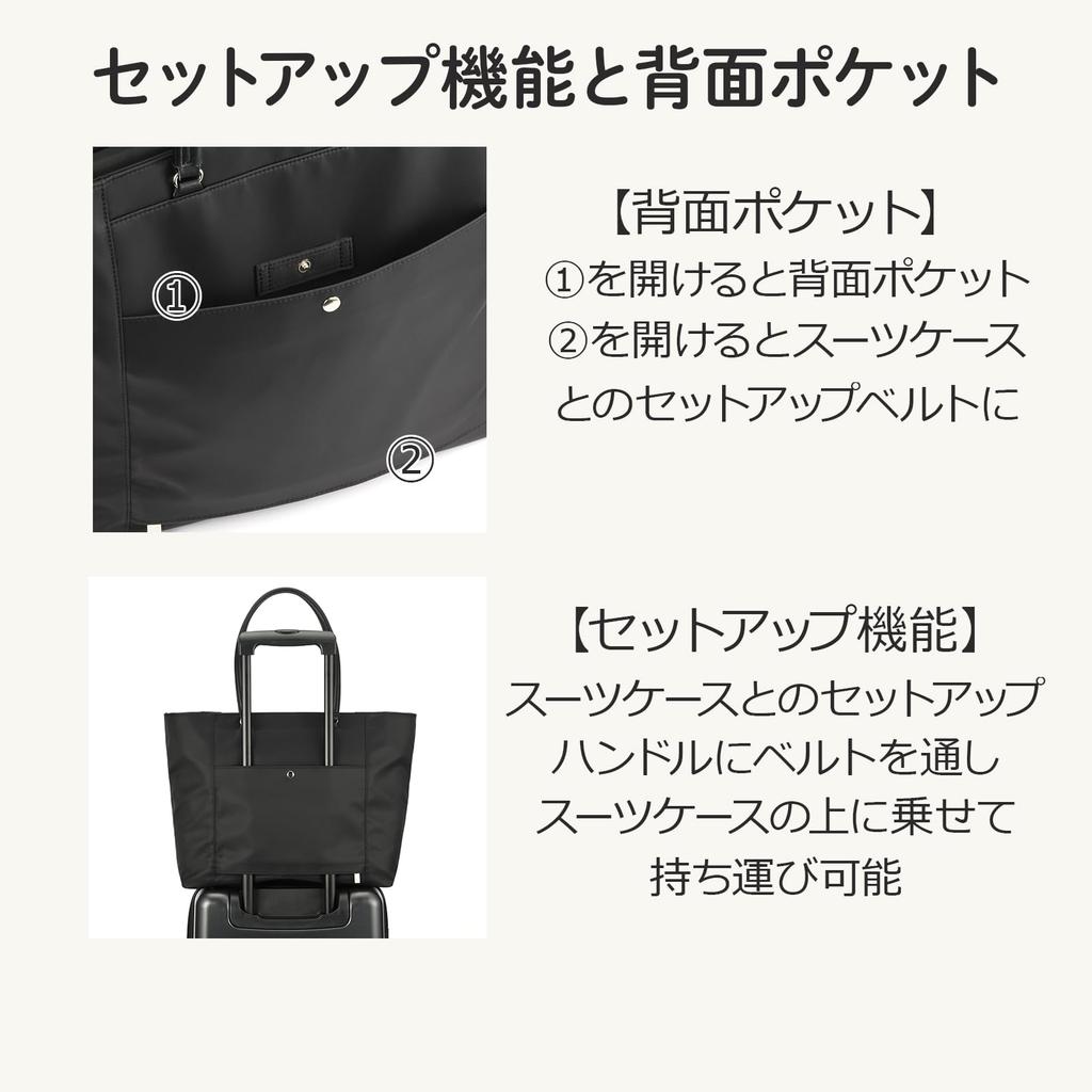 Ace Gene Flomo Tote Fits B4 Two 68812 Bag, Size, 14-inch PC, Compartments, No.