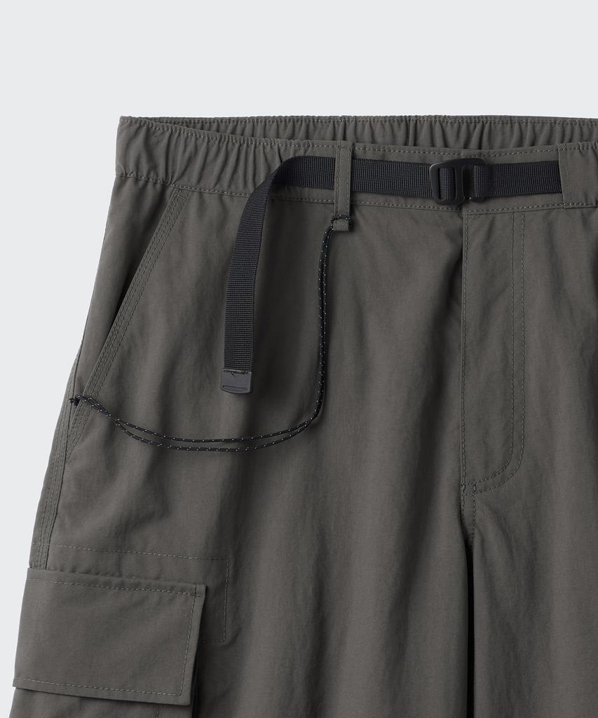 MUSINSA STANDARD [City Leisure] Belted Multi-Pocket Cargo Pants [Mud Grey]