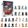 Stocking Stuffers for Friends 2026 Dragon Advent Calendar, 24 Days Funny Baby Figures Christmas Countdown Unique Set 2D Acrylic Cartoon Ornaments Xmas