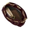Coach Evelyn 34 Gold Buckle Leather Shoulder Bag Large Women shoulder bag Burgundy CCZ79-IMORX