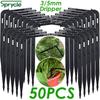 50X Bend Arrow Dripper 1/8'' Micro Drip Irrigation Kit Emitter for 3/5mm Hose Garden Watering Saving Dropper Greenhouse