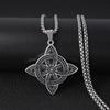 Men's New Vintage Viking Irish Celtic Knot Trend Pendant Stainless Steel Slavic Talisman Necklace